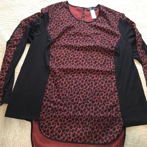 GEORGE KOTSIOPOULOS animal print top 18W